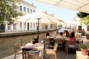 Accommodation with a Restaurant in Bruges, Belgium