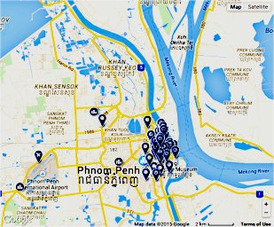 Phnom Penh Hotels & Accommoation