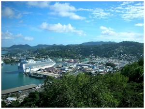 Port of Castries, St. Lucia, West Indies.  Photo by Wadester16, Wikipedia