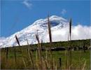 Mountain Bike by the Cotopaxi Volcano