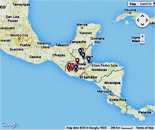 Map Guatemala