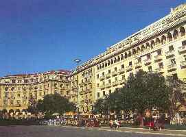 The main squares of Thessaloniki are Platia Elefterias and Platia Aristotelous