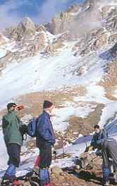 There are ski slopes and well eqipped refuges for climbers