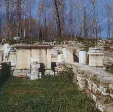 Ancient Dion at the foot of Mount Olympus