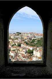 View of Lisbon from the Castle of Sao Jorge, Lisbon, Portugal